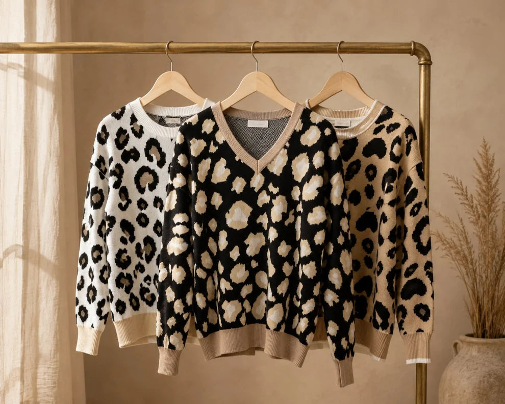 Eden Animal Knit - Black