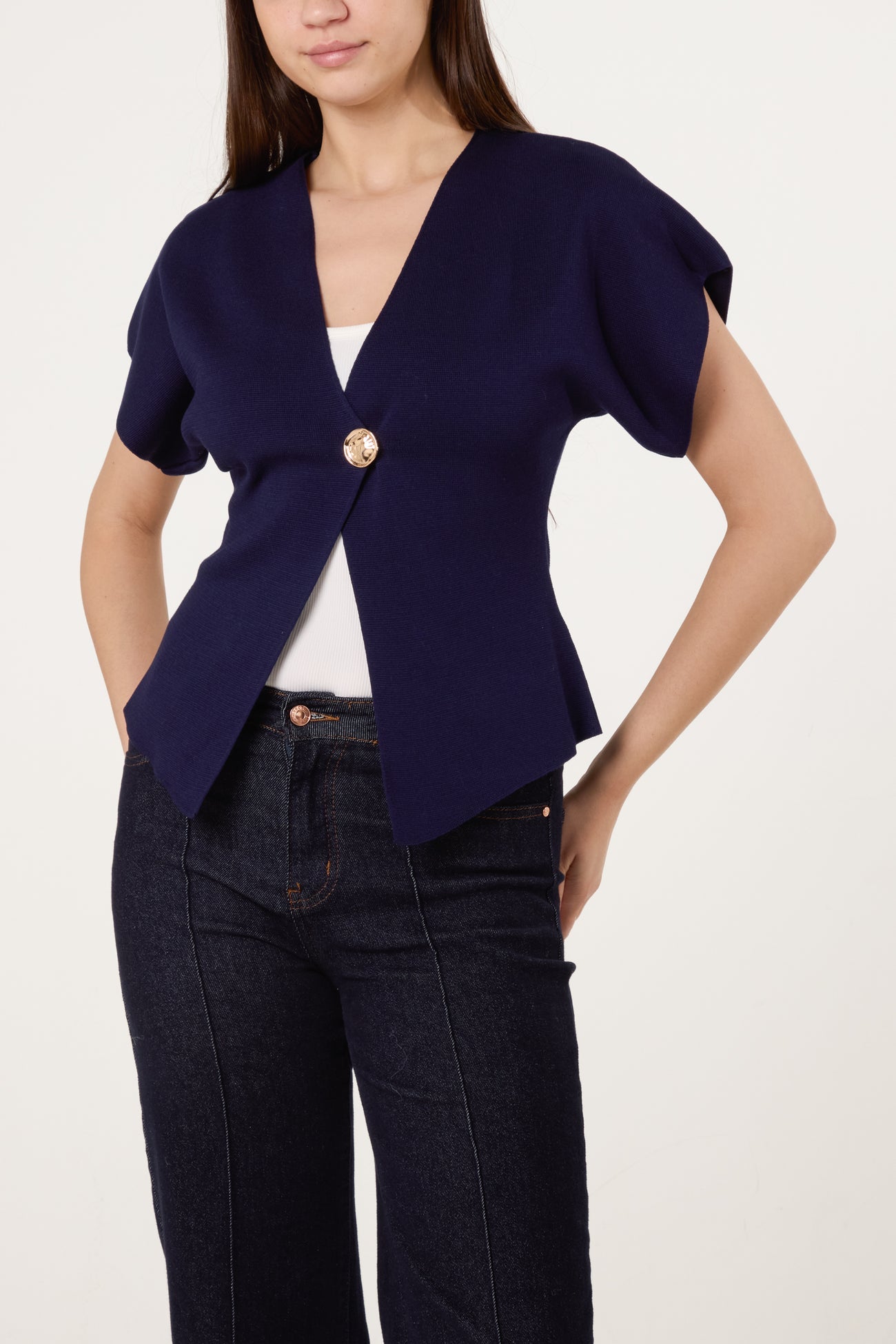 Kimono Cardigan - Navy