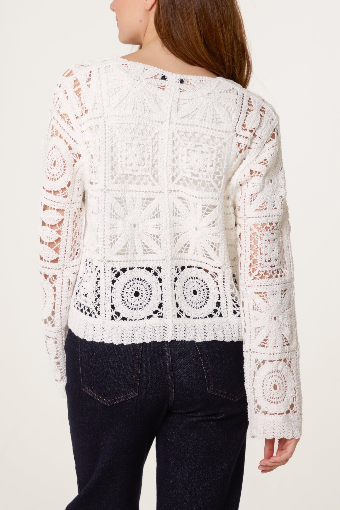 Crochet Cardigan - Ivory