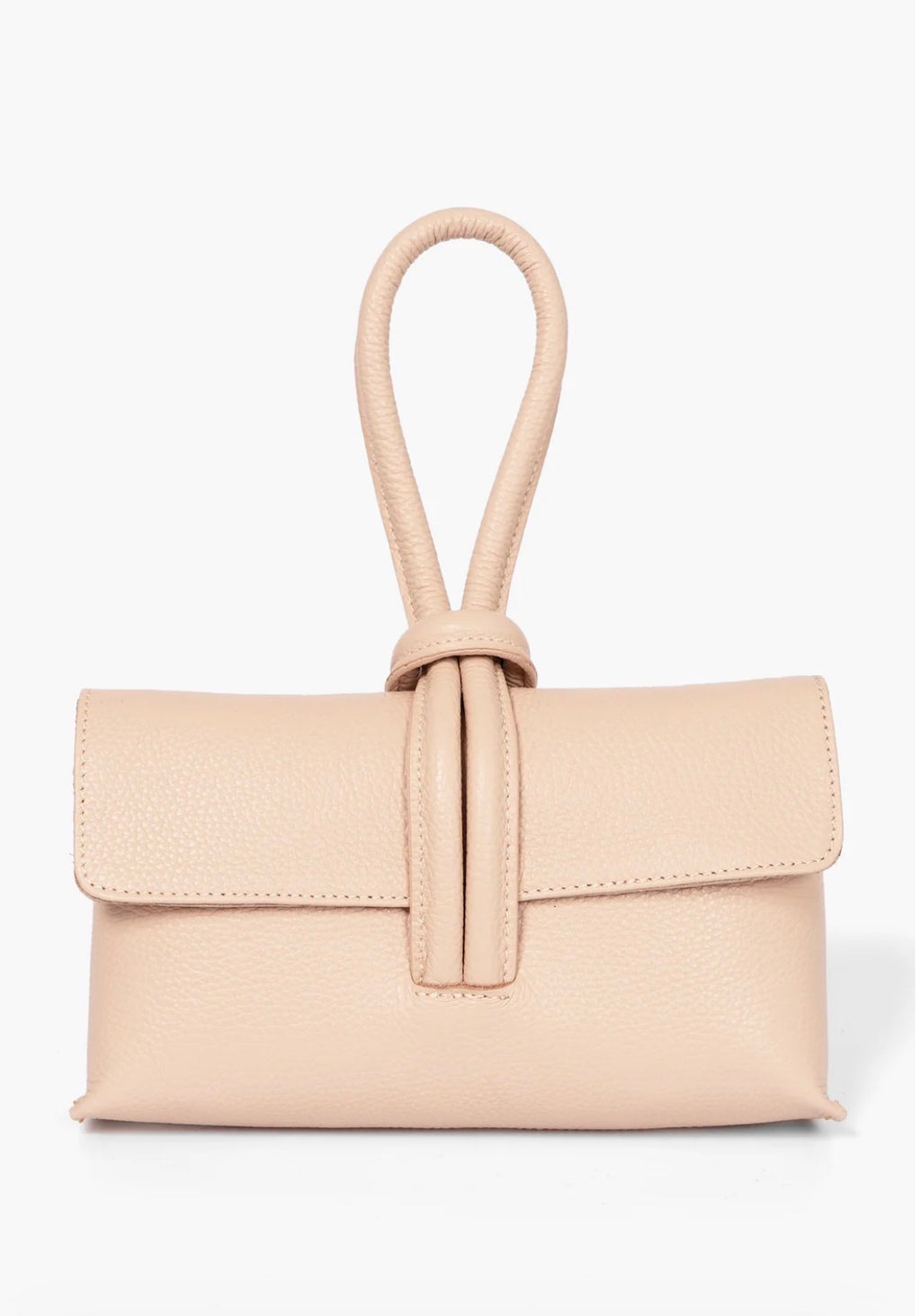 The Staple Loop Bag - Nude