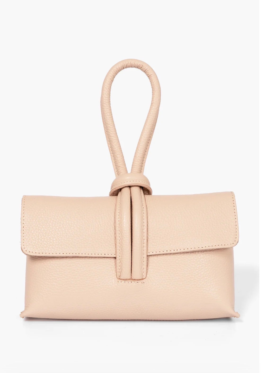 The Staple Loop Bag - Nude
