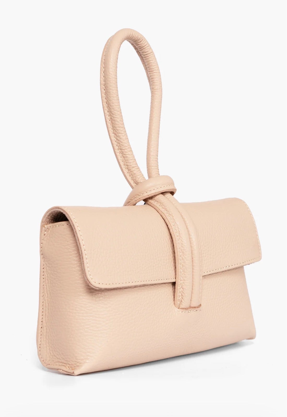 The Staple Loop Bag - Nude