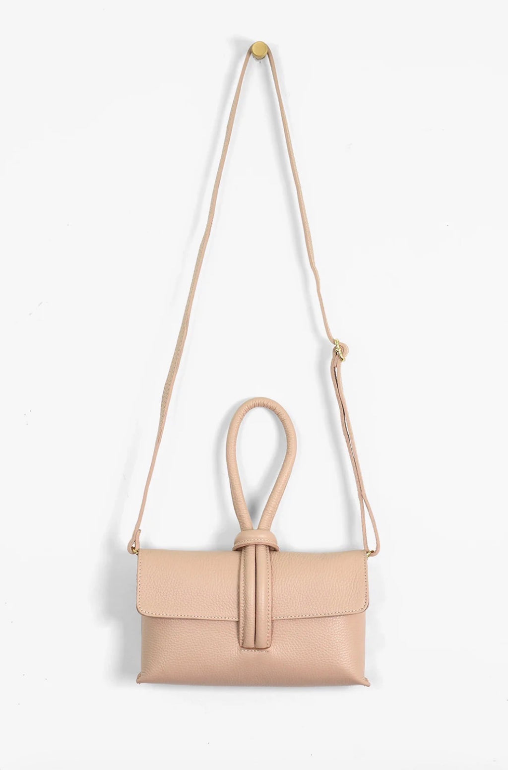 The Staple Loop Bag - Nude