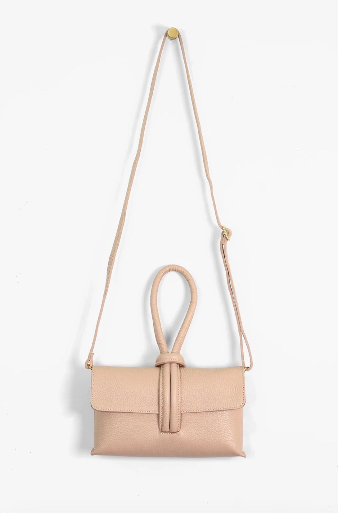 The Staple Loop Bag - Nude