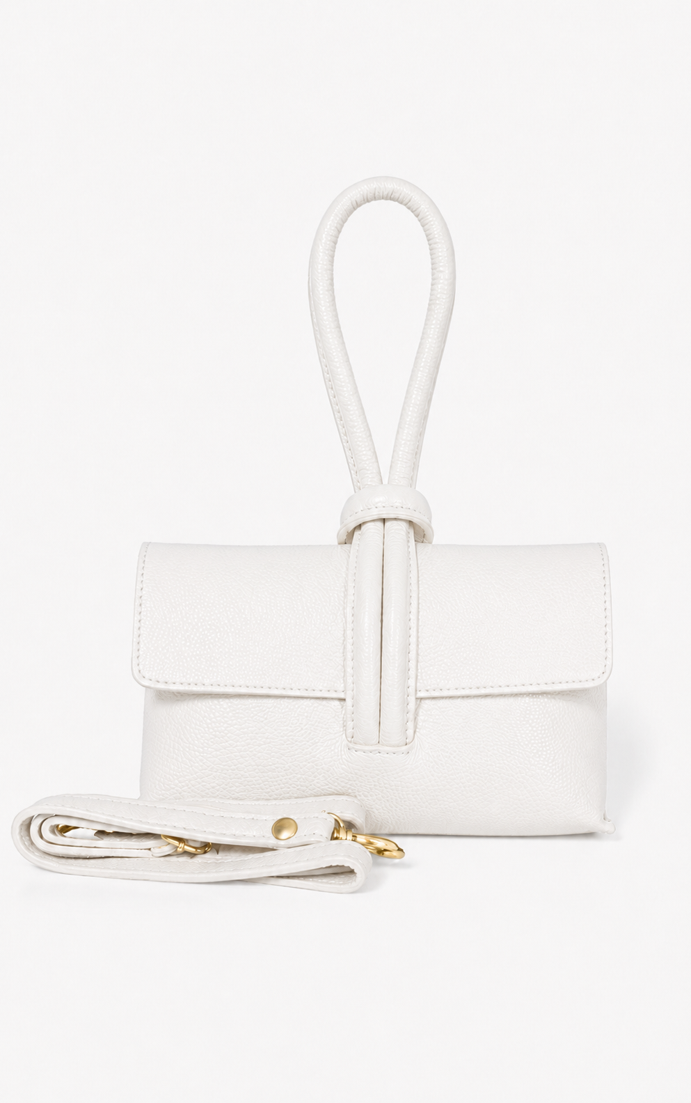 The Staple Loop Bag - White
