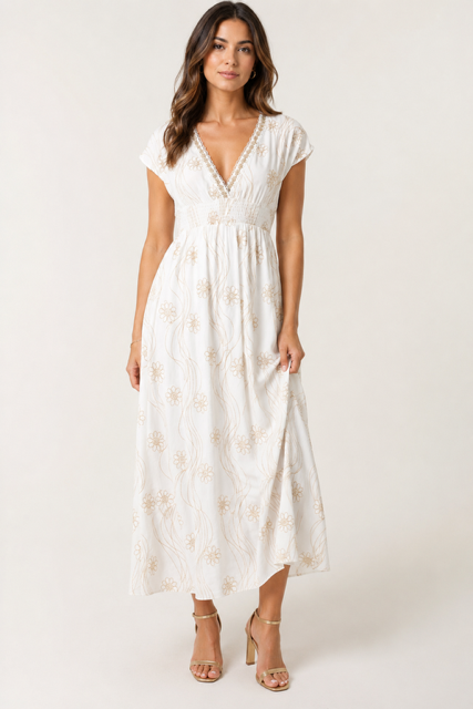 The Riviera Floral Dress