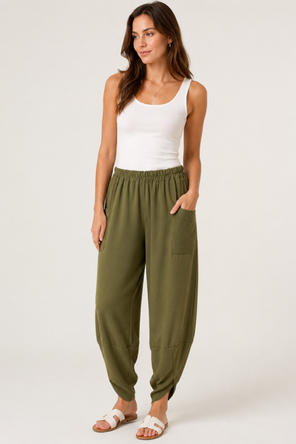 Front Pocket Harem Trouser