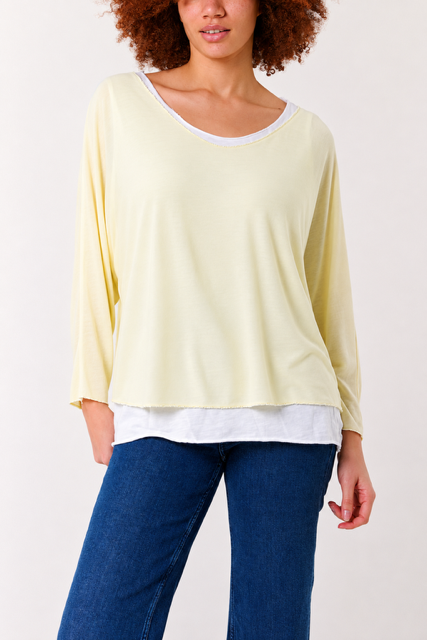 Light Layer Top - Lemon